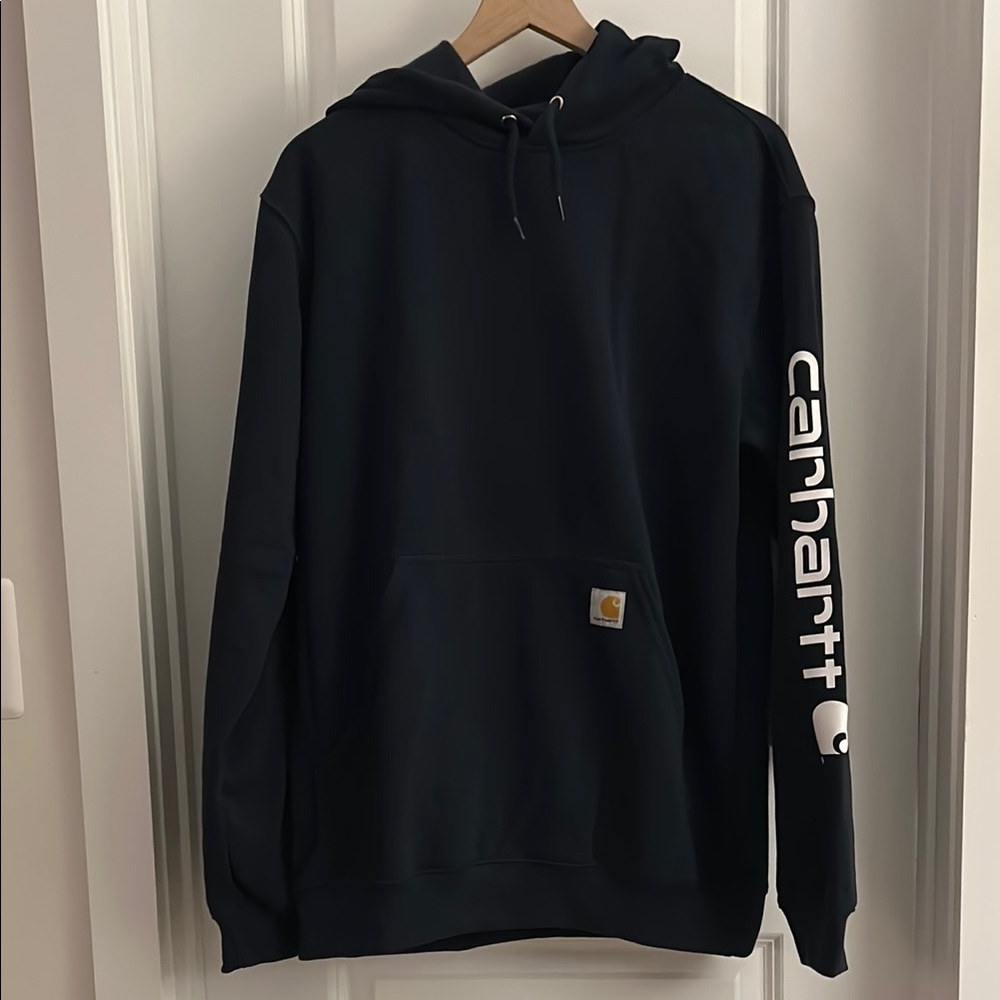 Carhartt Men's Navy Hoodie